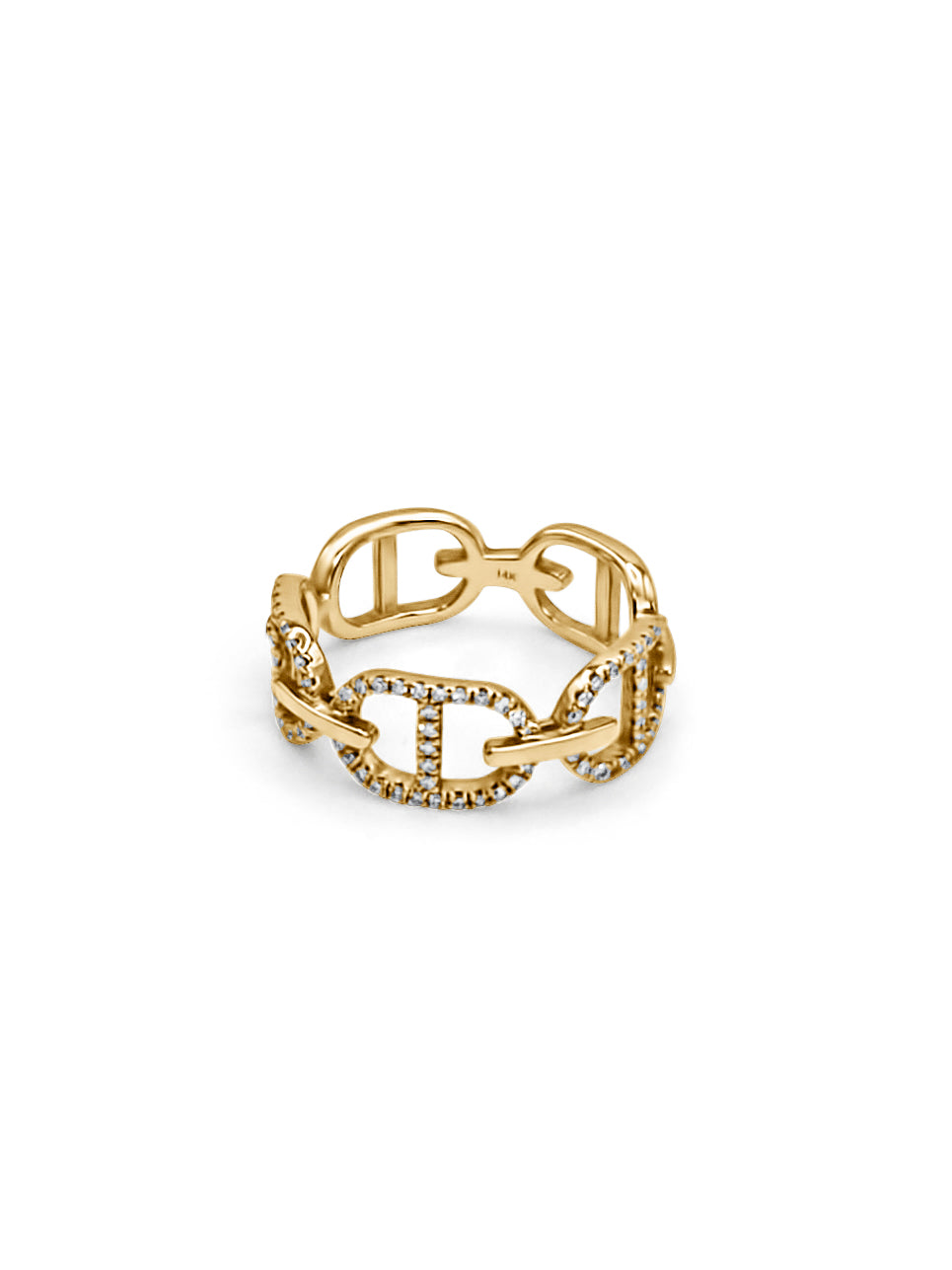 Mariner Link Pave Ring