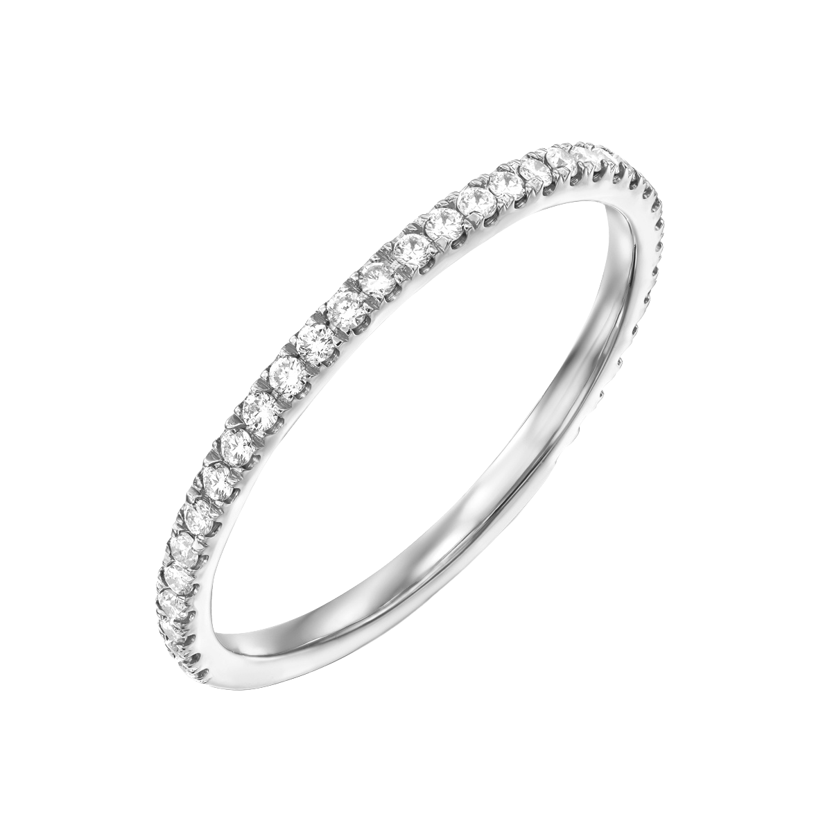 My Stack Necessity 3/4 pavé ring: .20 carat pavé 3/4 eternity ring