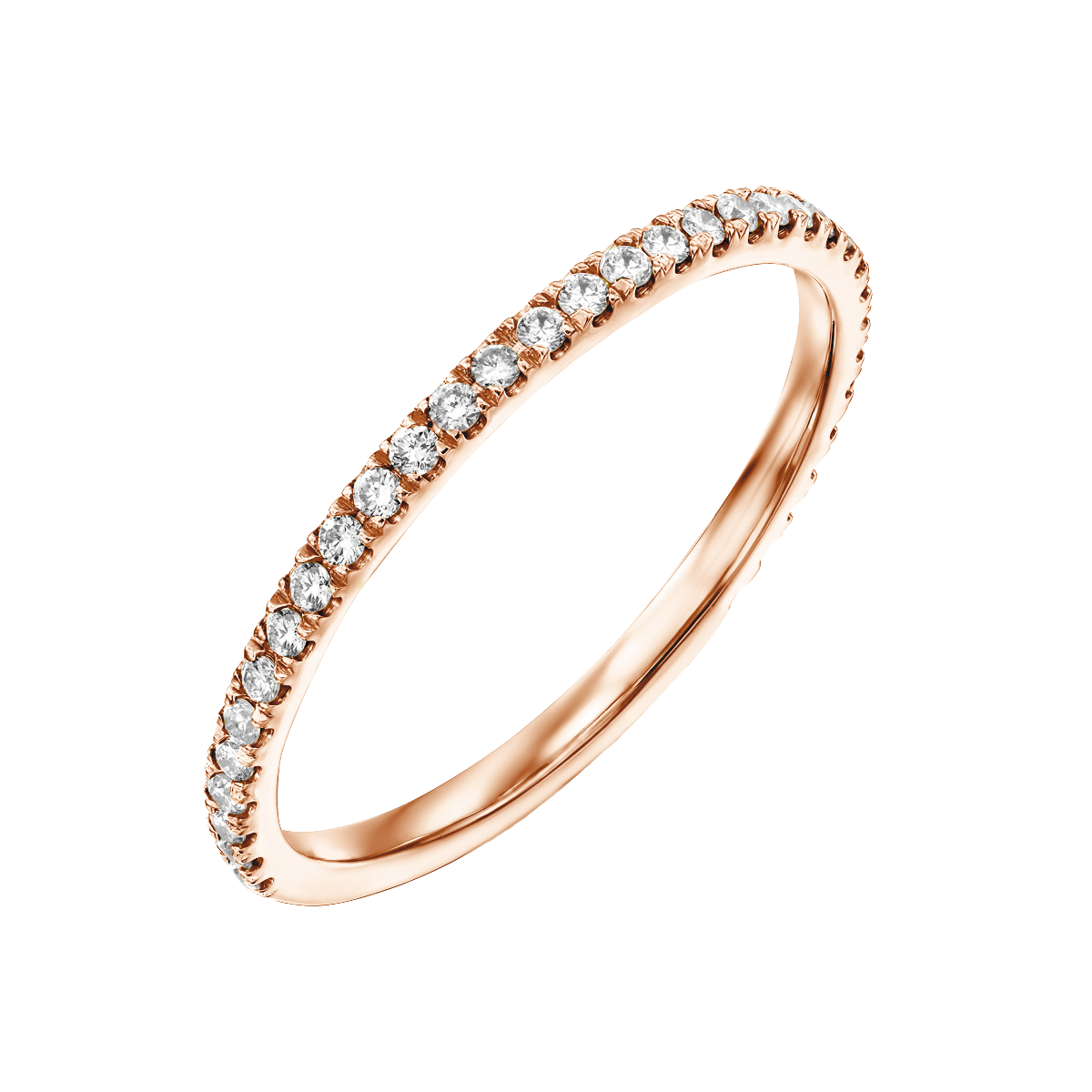 My Stack Necessity 3/4 pavé ring: .20 carat pavé 3/4 eternity ring