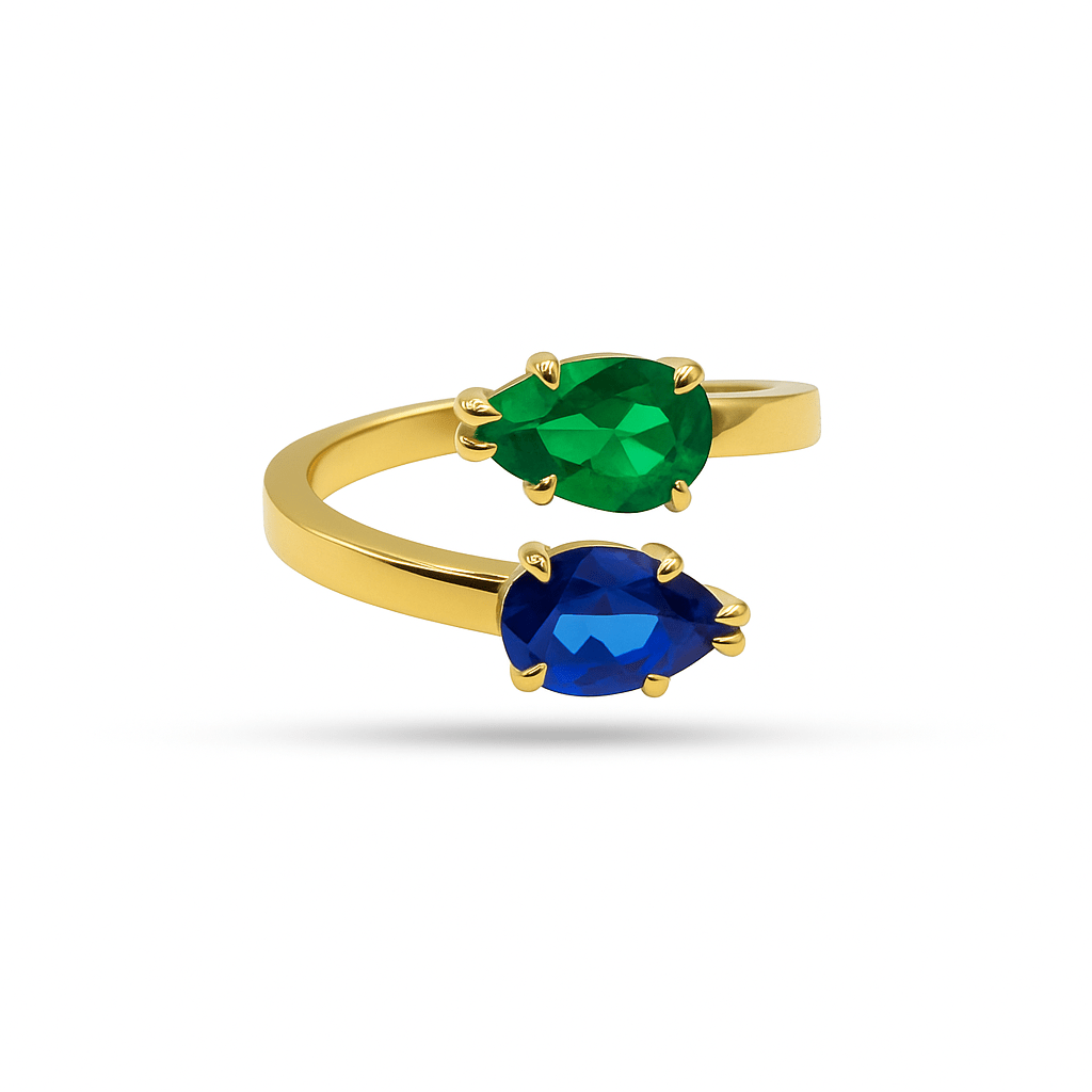 The Perfect Pear Birthstone Ring - Waltz Diamonds