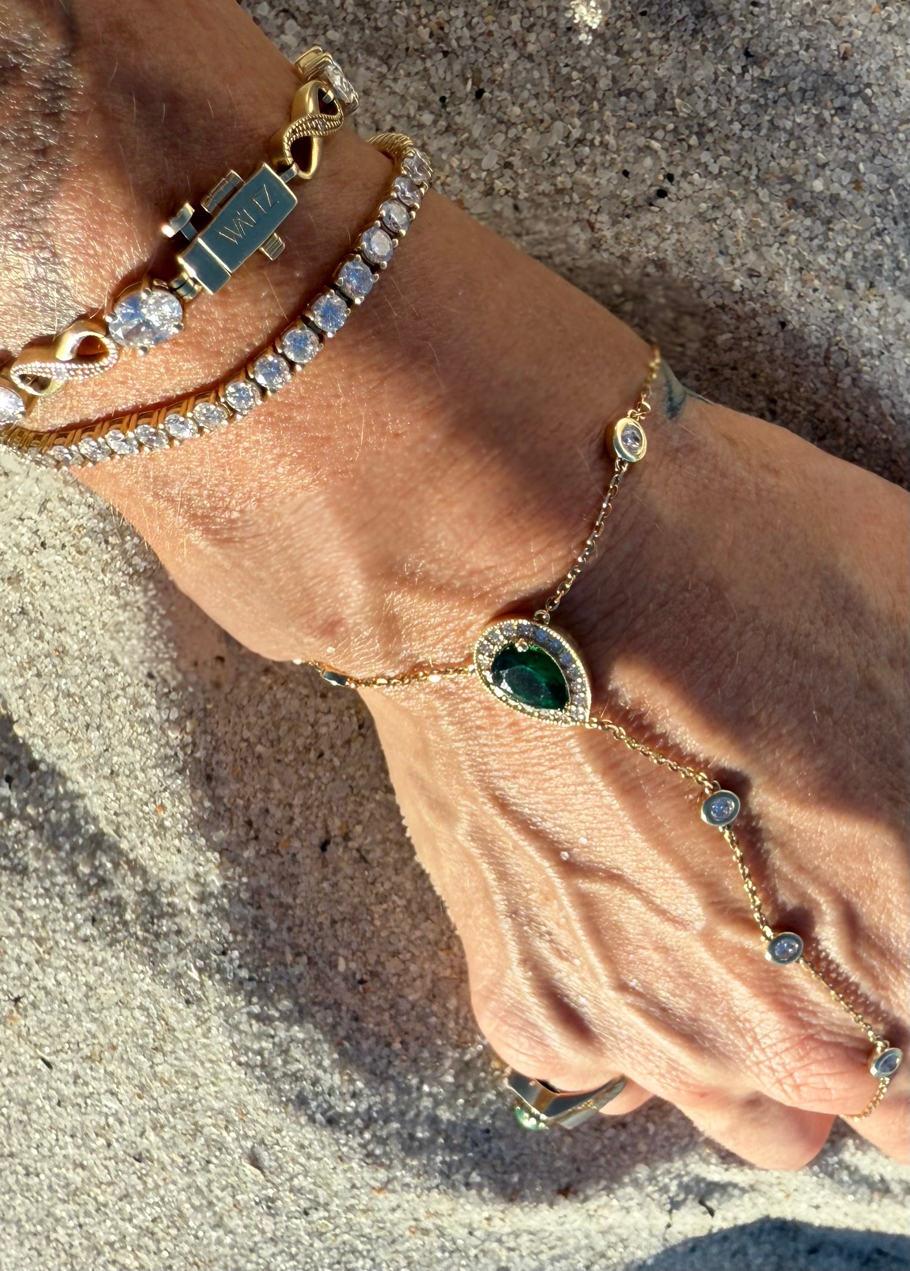 Boheme Birthstone Hand chain