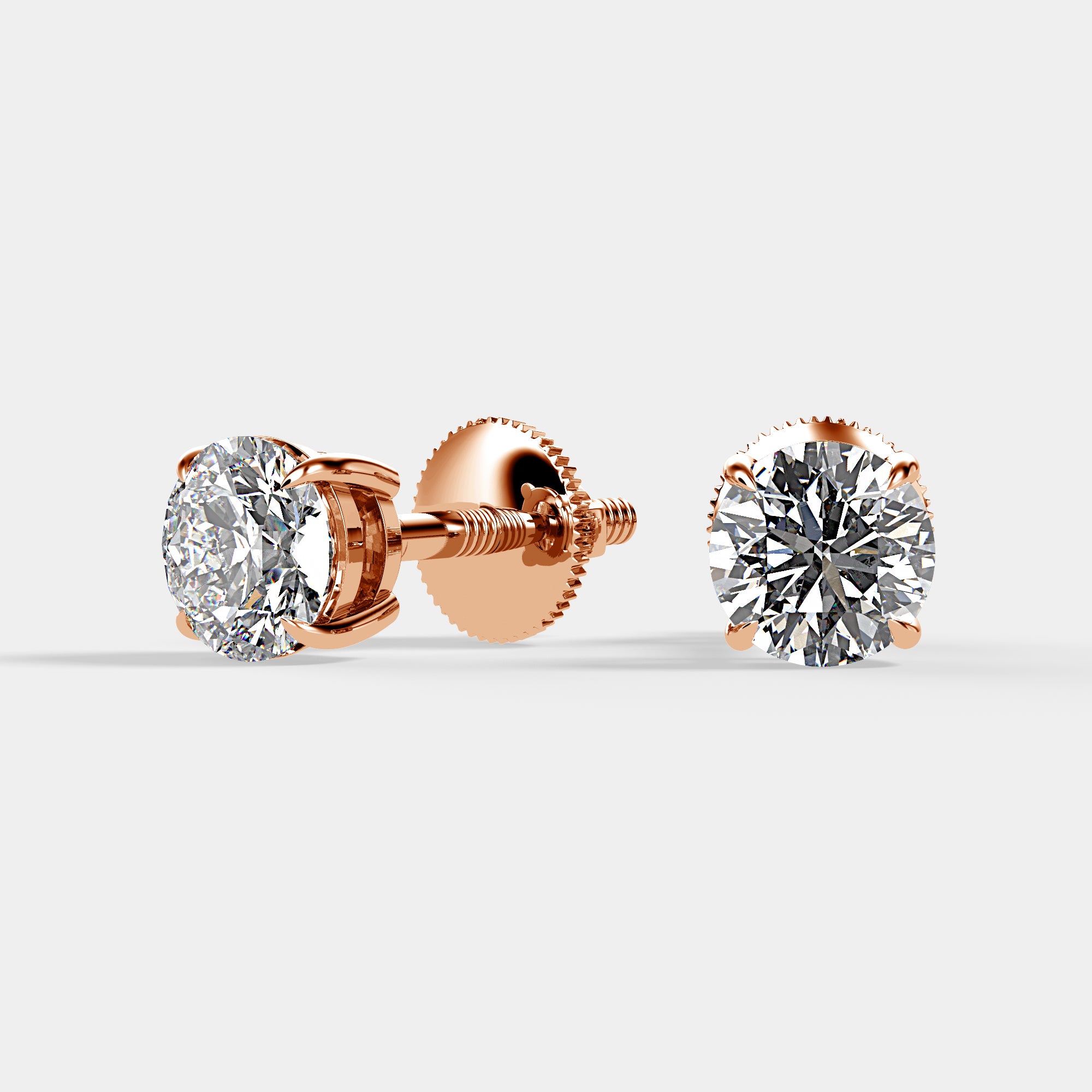 My Forever Stud: 1 carat diamond stud earrings