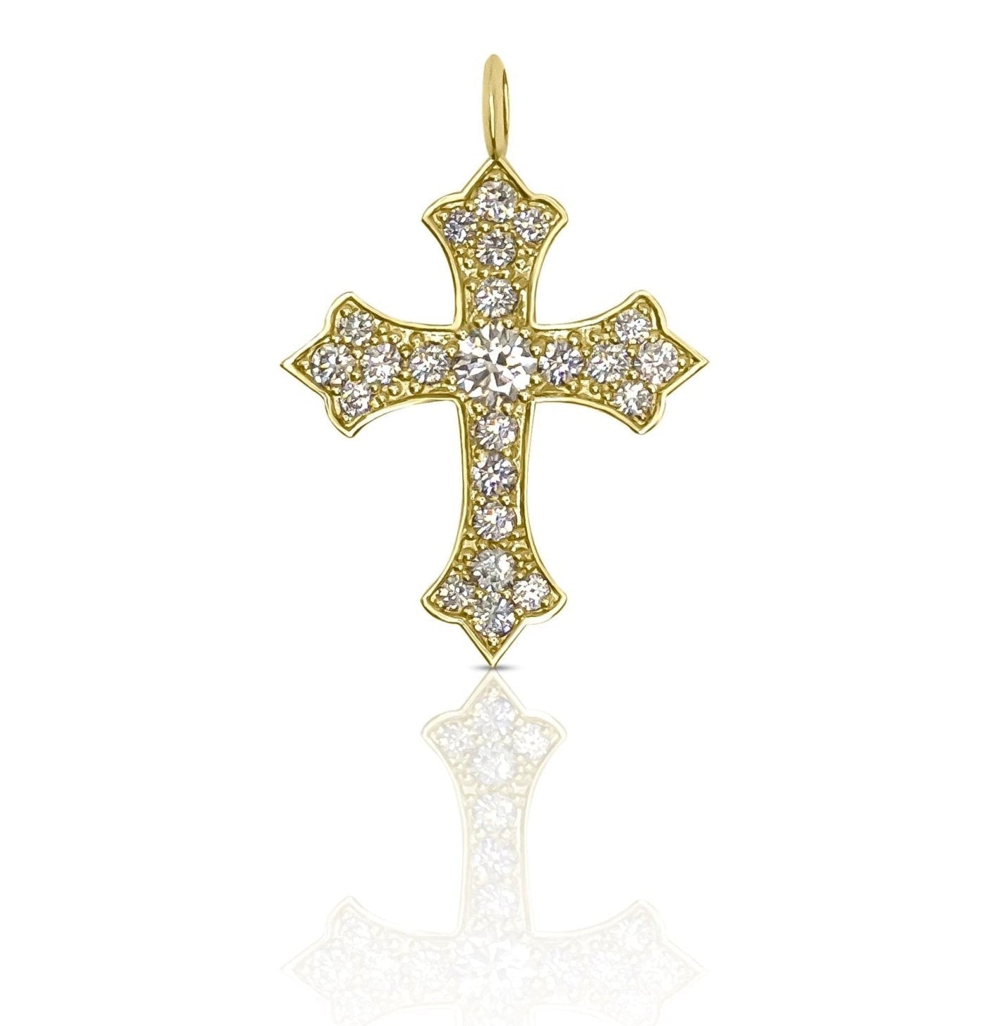 Thou Shall Not Fear Cross Pendant - Waltz Diamonds