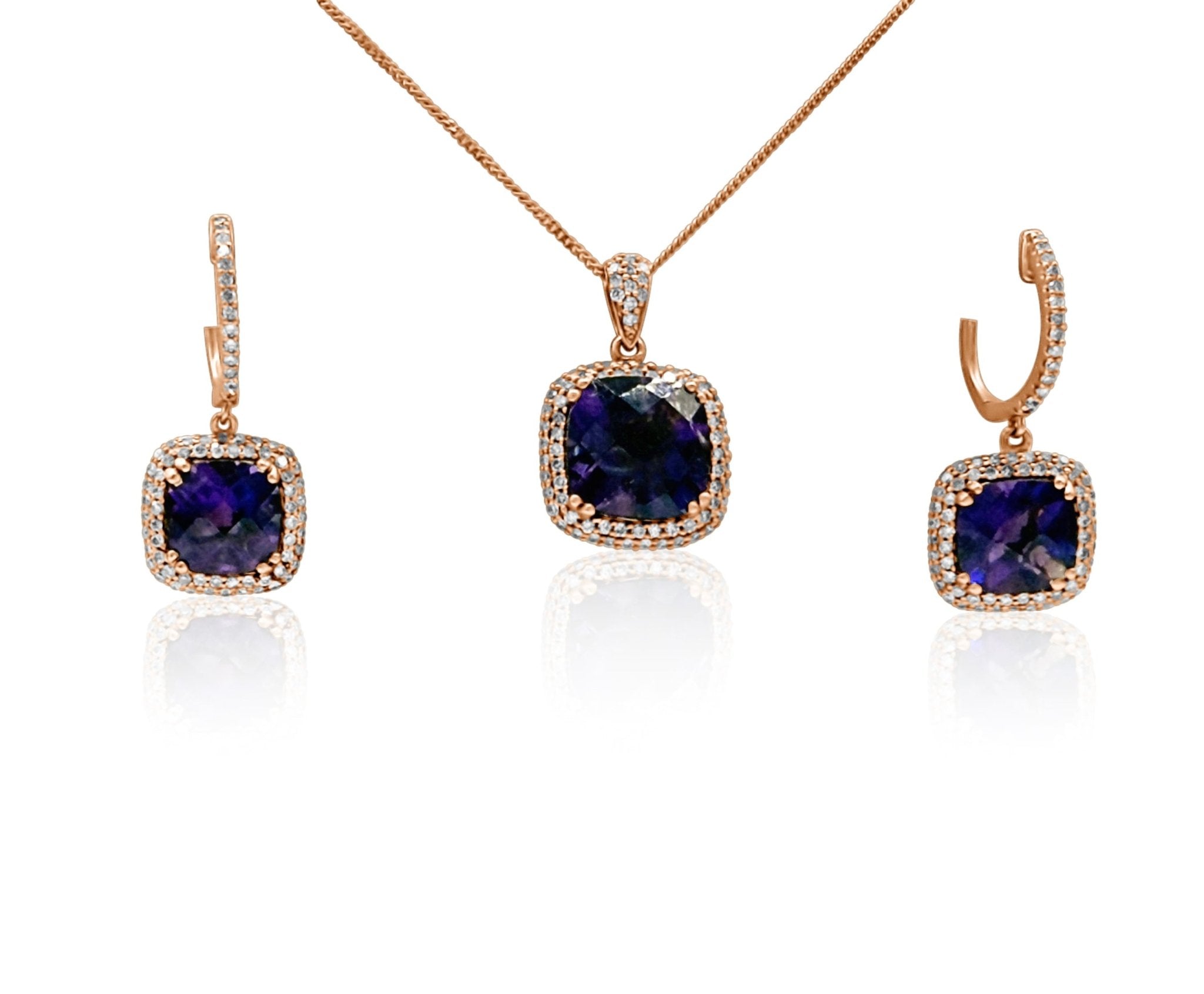 Almighty Amethyst Earrings - Waltz Diamonds