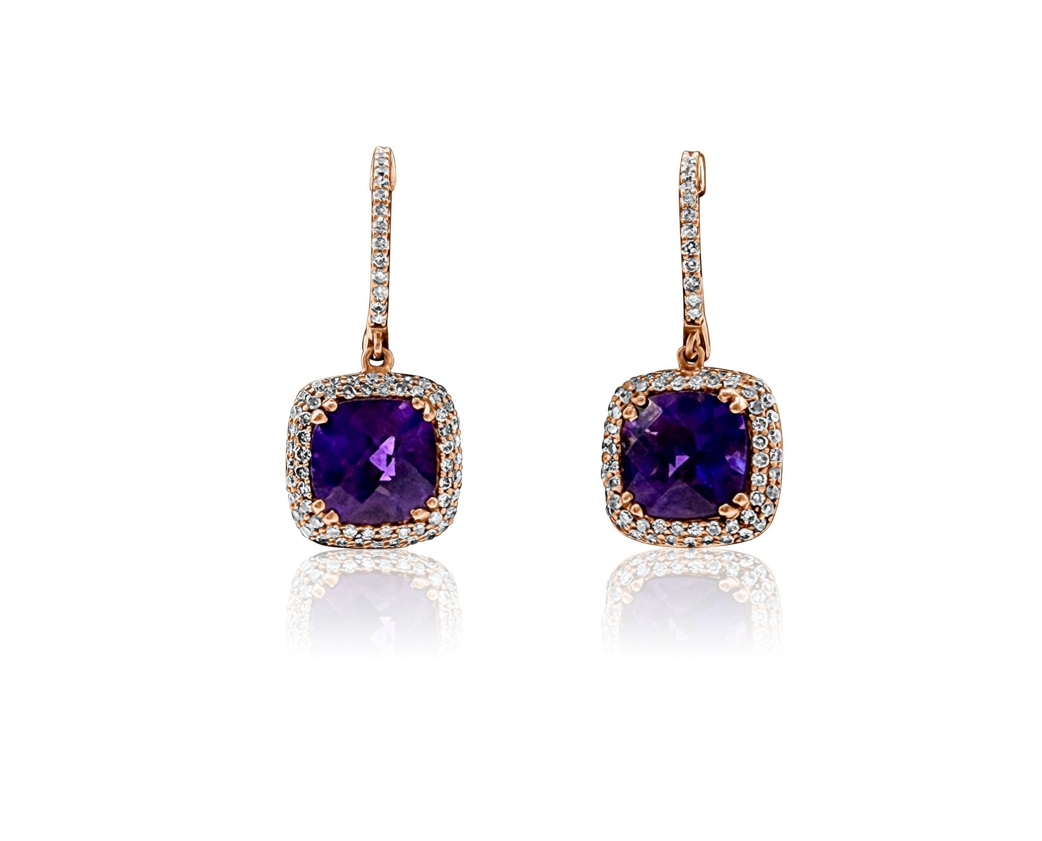 Almighty Amethyst Earrings - Waltz Diamonds