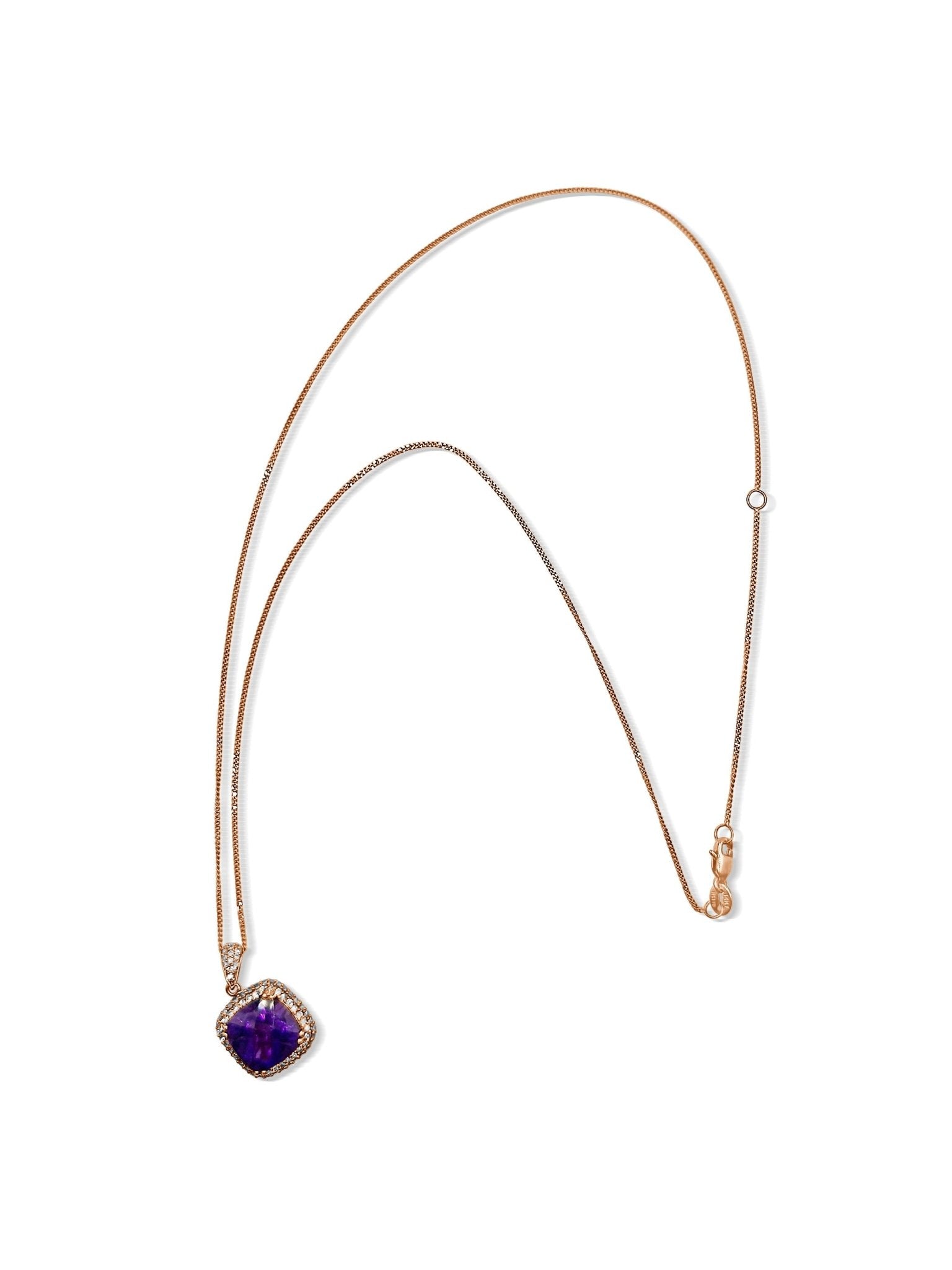 Almighty Amethyst Necklace - Waltz Diamonds