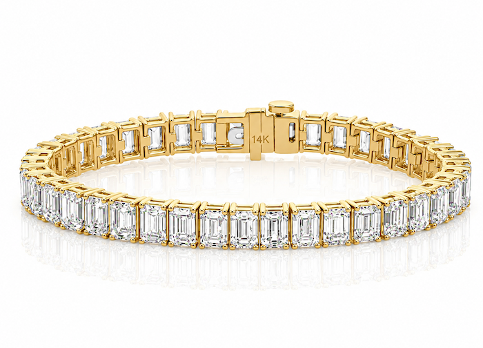 Always Evolving Emerald Cut Diamond Tennis Bracelet - Waltz Diamonds