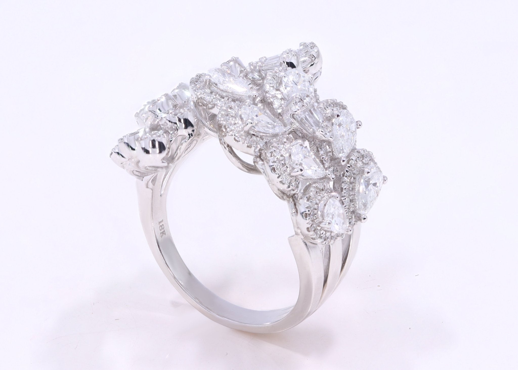 Cluster Luck Ring - Waltz Diamonds