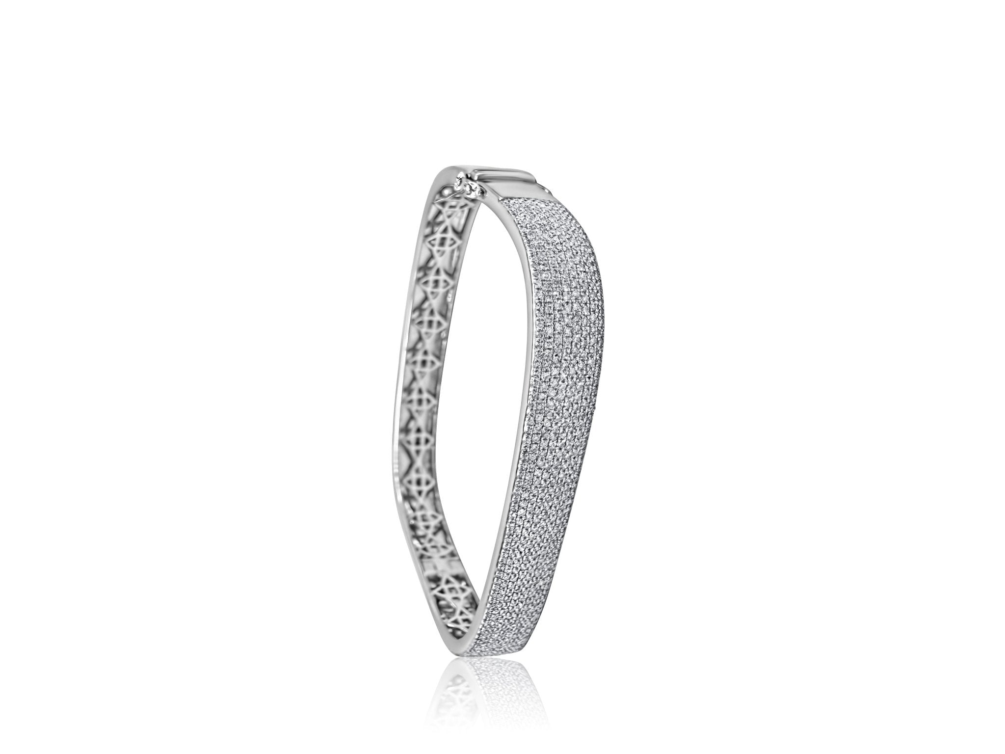 Cuff Me Bangle - Waltz Diamonds