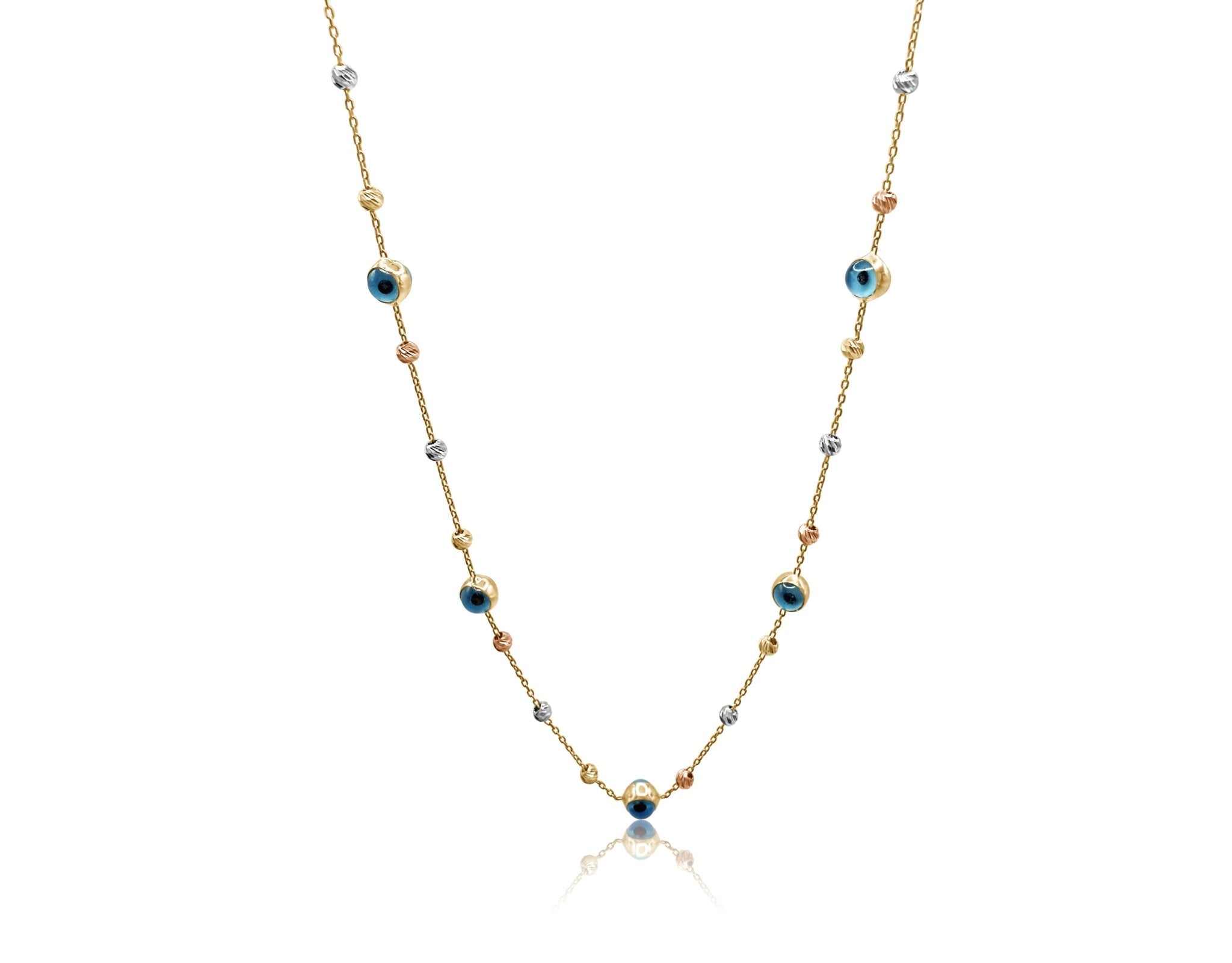 Safe & Protected Evil Eye Charm Bracelet - Waltz Diamonds